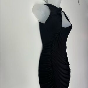 Black body-con “night out” dress